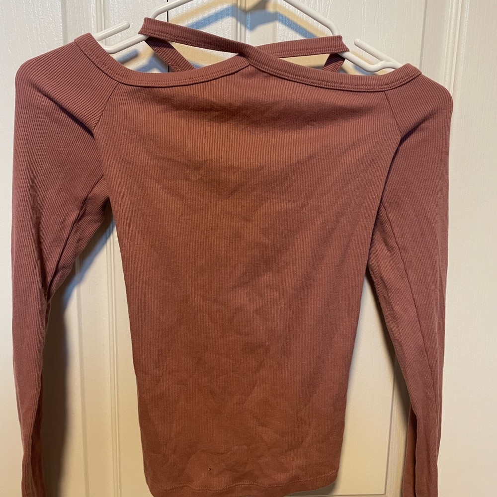 Tight, Cross Neck Long sleeve